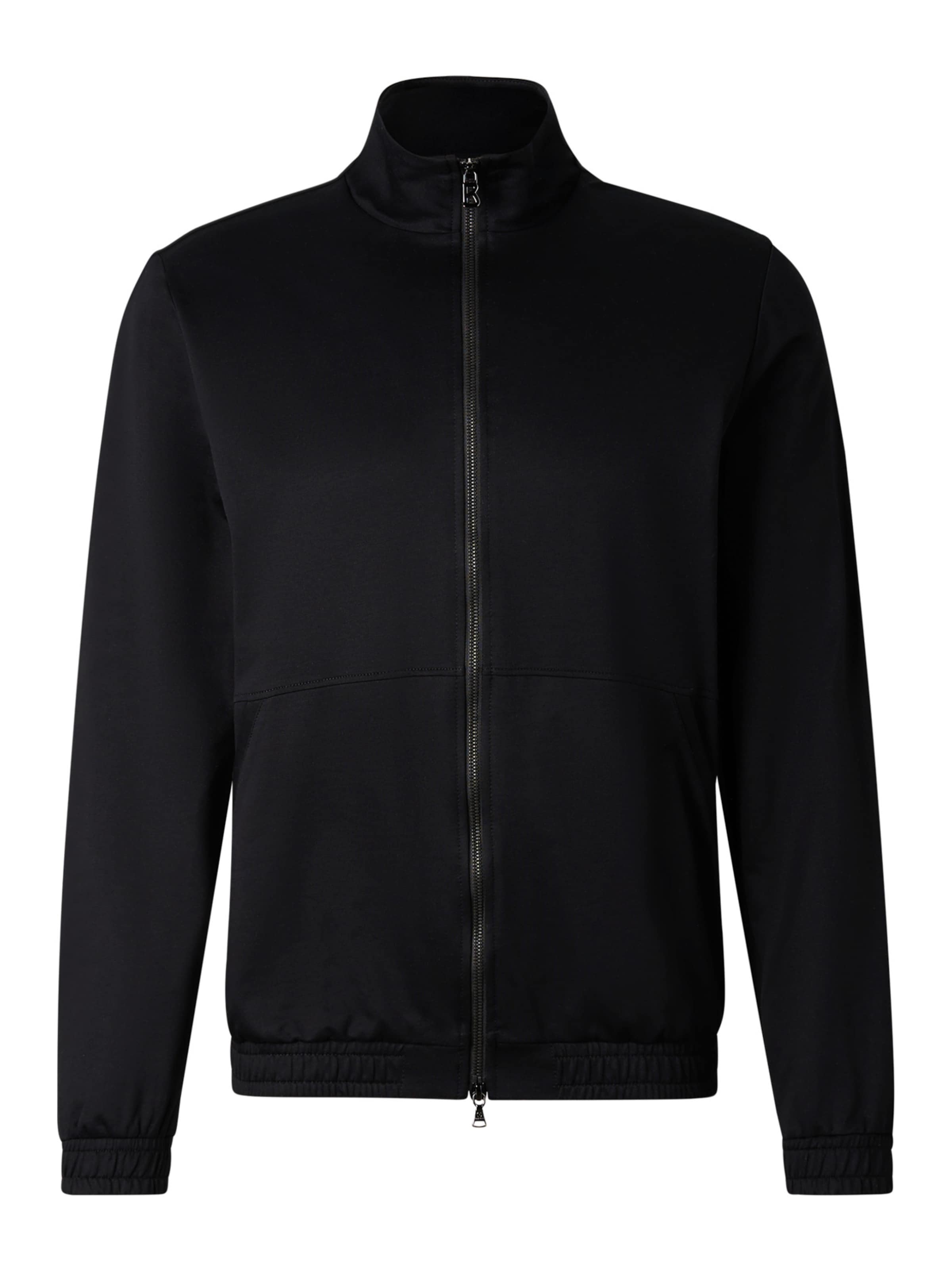 BOGNER Sweatjacke 'Rupert' in Schwarz: Vorderseite