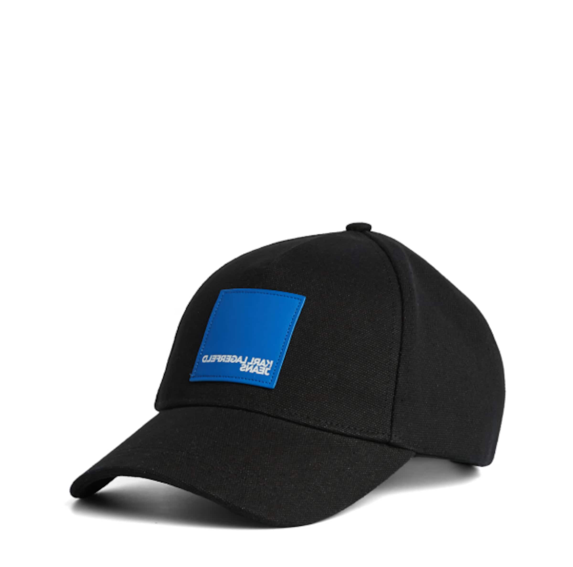 KARL LAGERFELD JEANS Sapkák - fekete: elől