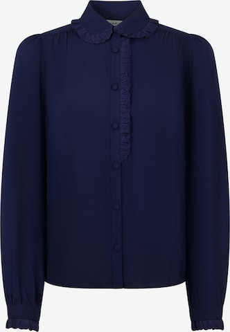 NAF NAF Blouse 'Jolia' in Blauw: voorkant