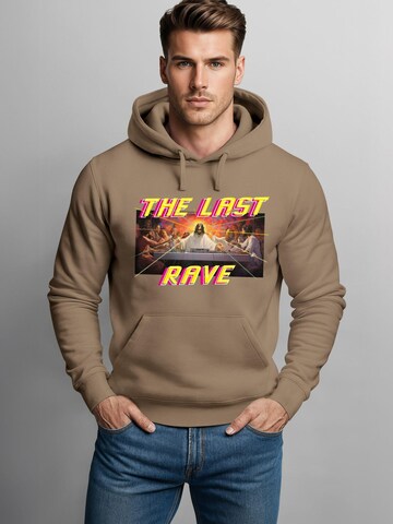 Neverless Sweatshirt 'The Last Rave' in Brown