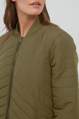 Oxmo Between-Seasons Coat 'MADALYN' in Green