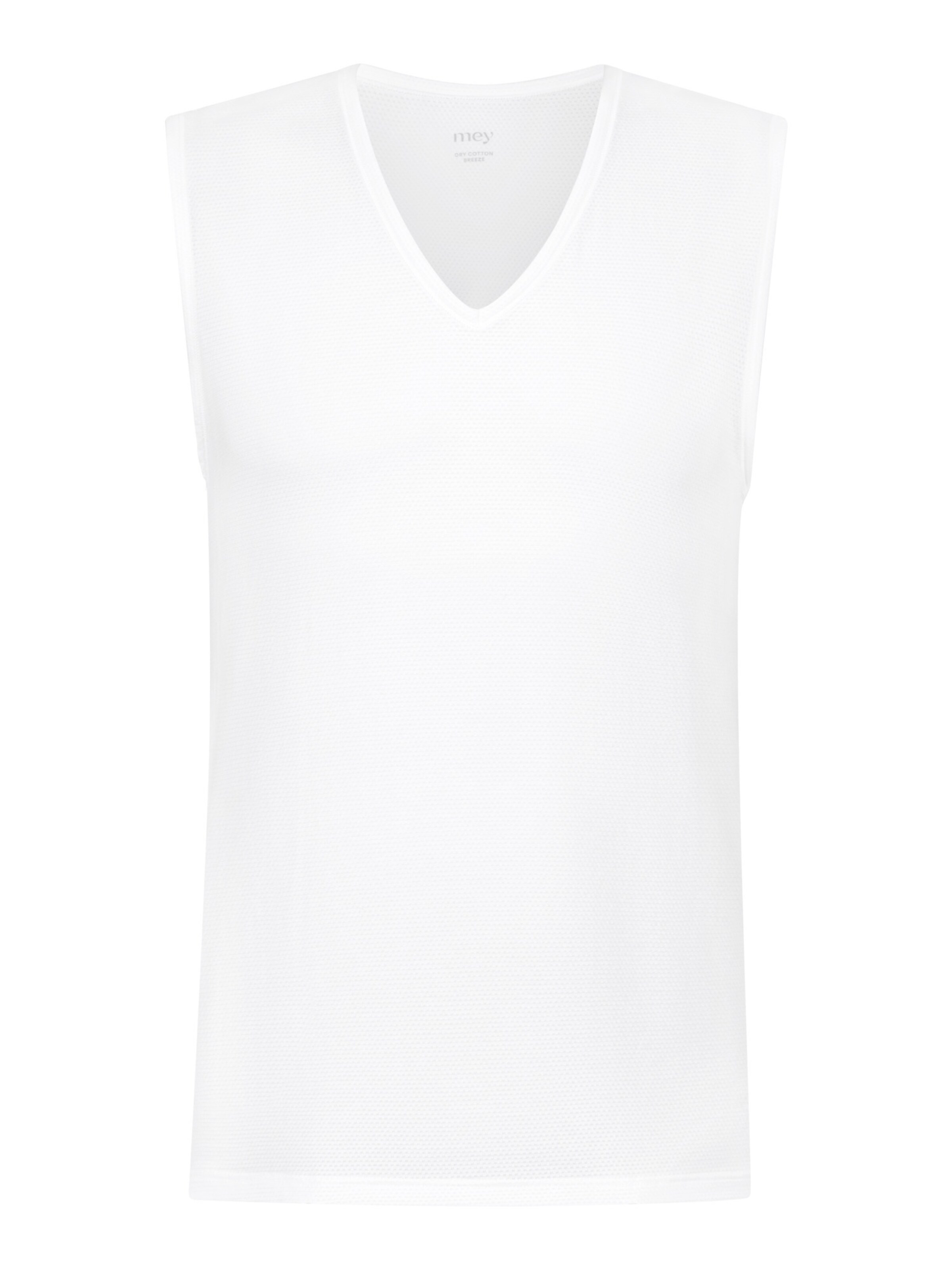 Mey Onderhemd 'Dry Cotton Breeze' in Wit: voorkant