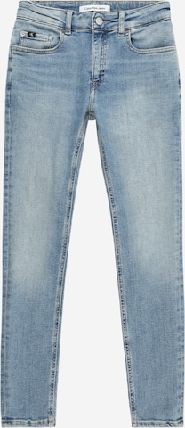 Calvin Klein Jeans Скинни Джинсы в Синий: спереди