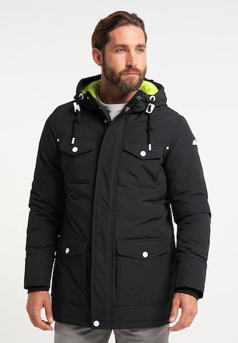 ICEBOUND Winter Jacket in Black: front