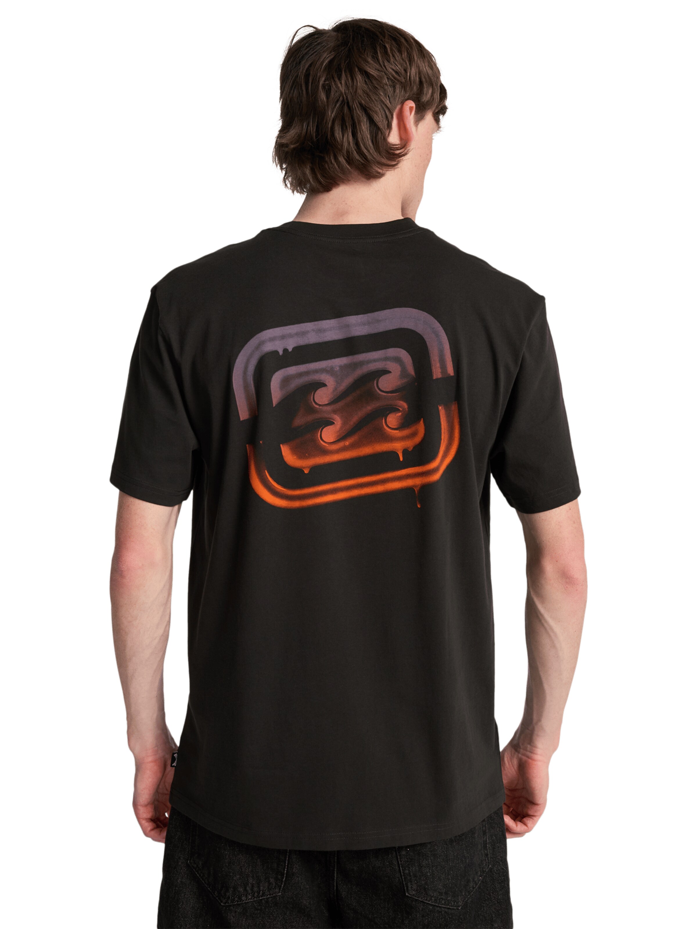 BILLABONG Shirt 'Crayon Wave' in Black