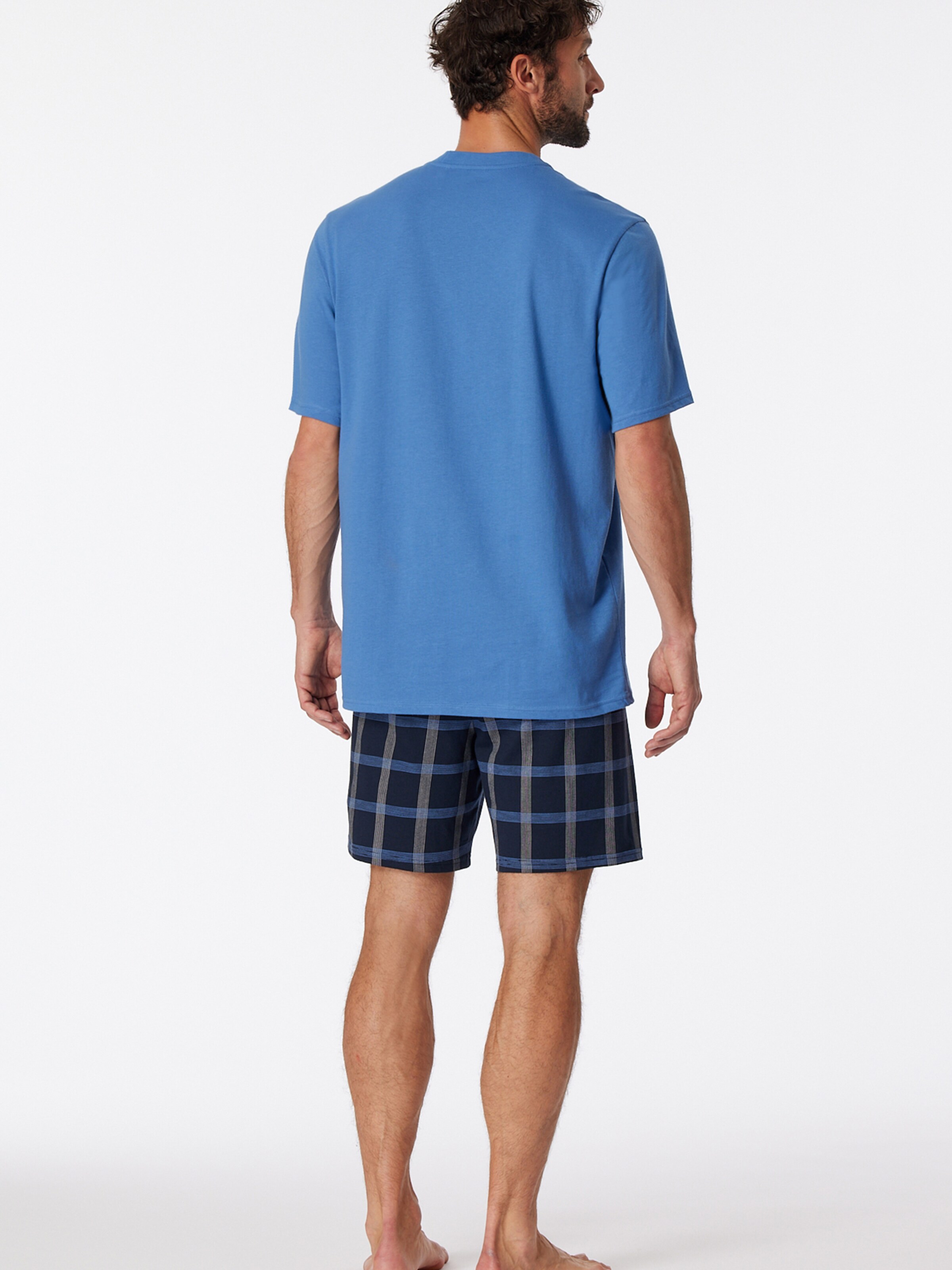 SCHIESSER Shorty 'Comfort Nightwear' in Blau