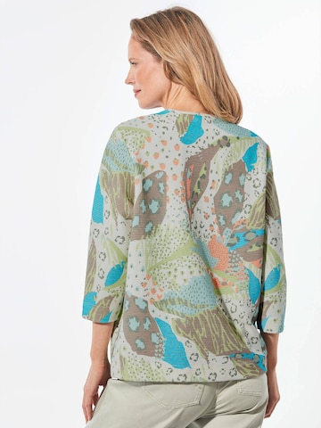 Goldner Sweatshirt in Grün