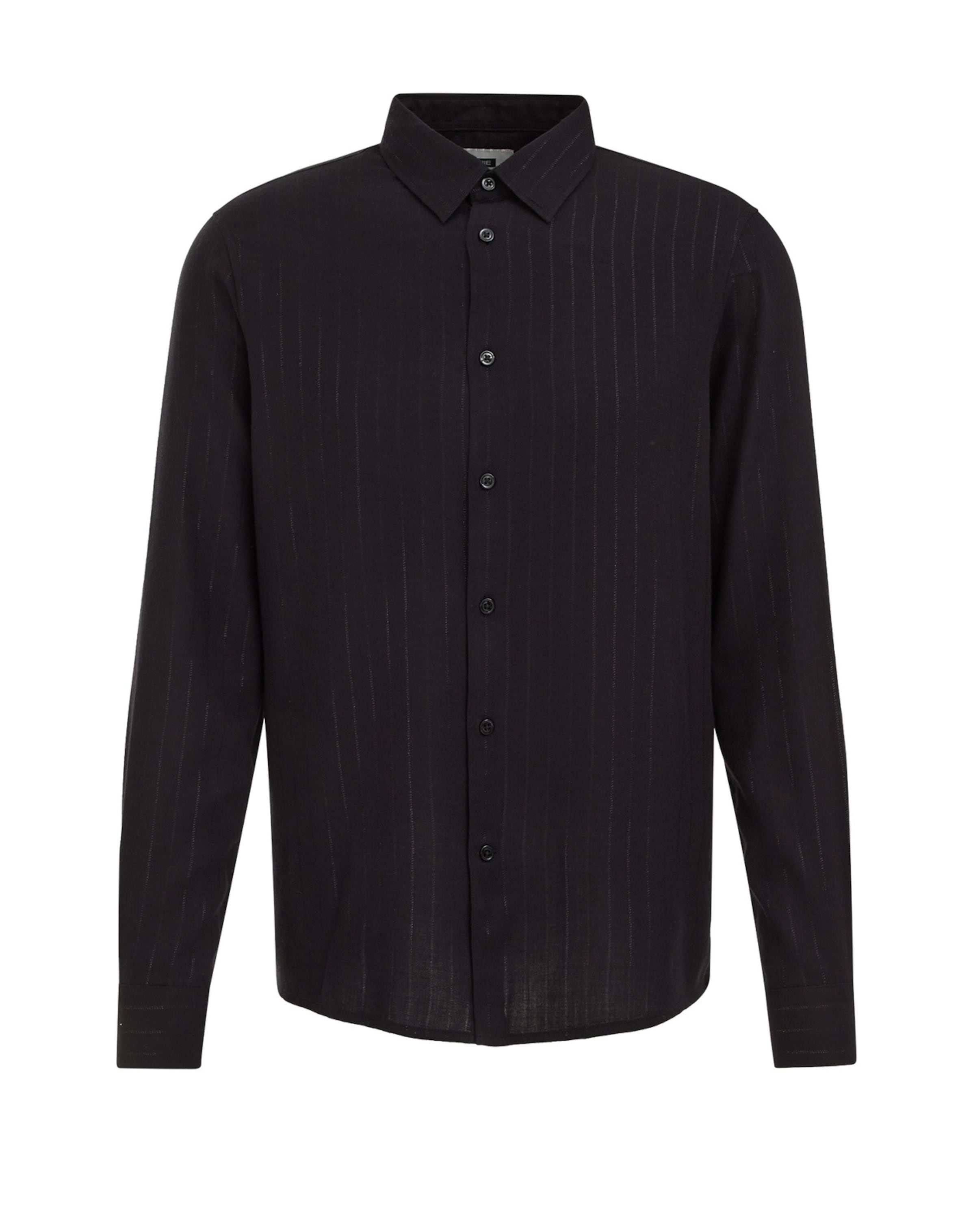 WE Fashion - Camisa em preto: frente