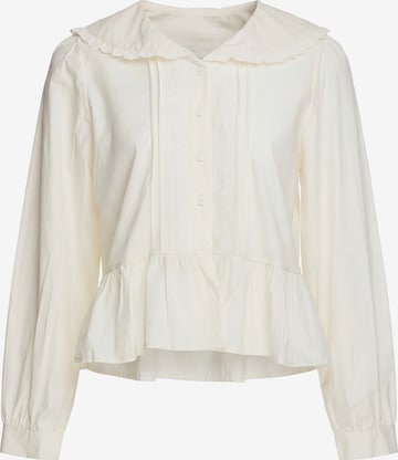 faina - Blusa em bege: frente