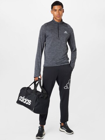Hanorac sport 'Run Icons 3-Bar Warm ' de la ADIDAS SPORTSWEAR pe negru