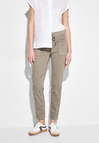 CECIL Slim fit Pants in Beige: front