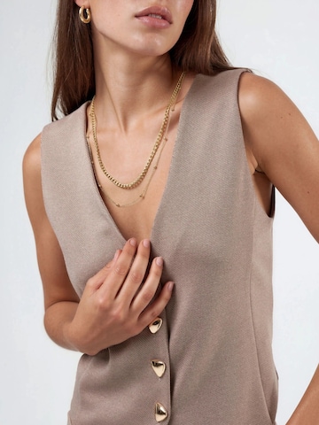Busem Vest in Beige