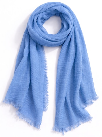 COLLEZIONE ALESSANDRO Scarf 'Soft-i' in Blue: front