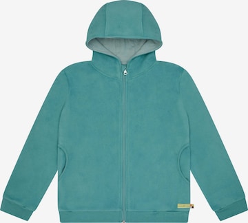 loud + proud Fleecejacke in Grün: Vorderseite