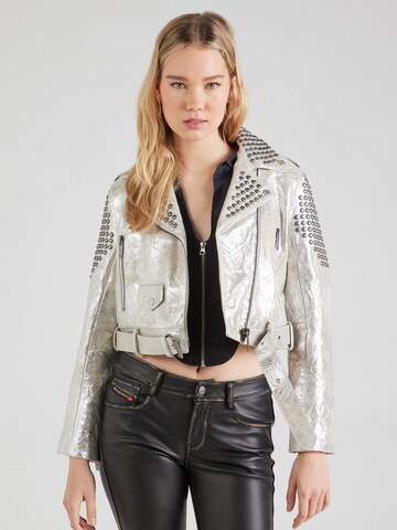 Giacca di mezza stagione di The Kooples in argento: frontale