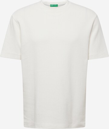 UNITED COLORS OF BENETTON Μπλουζάκι σε λευκό: μπροστά