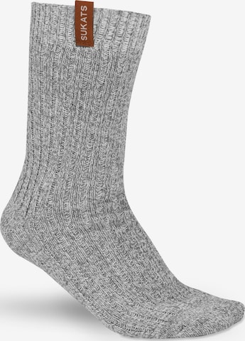 Chaussettes 'Norwegians Premium Deluxe Noorse Sokken - 6 Paar' Sukats en gris : devant