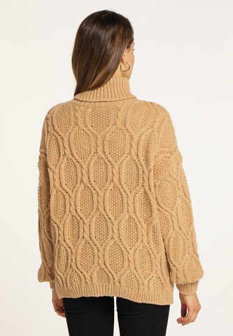 Pull-over faina en marron