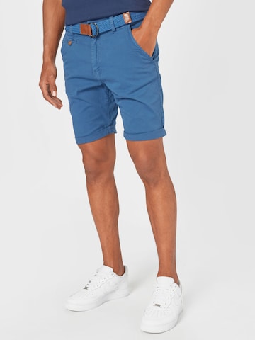 INDICODE JEANS Regular Shorts 'Conor' in Blau: predná strana