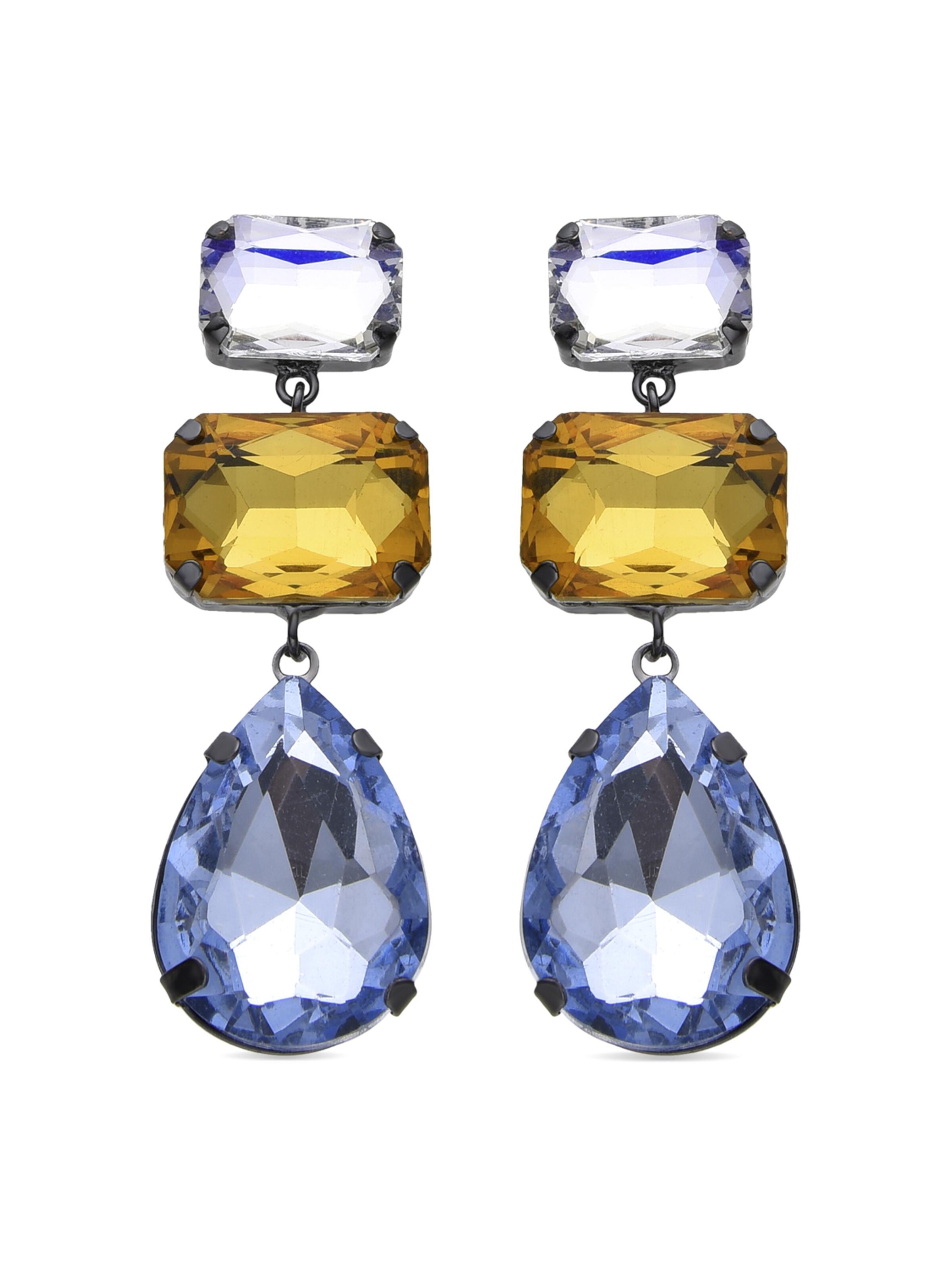 Luxenter Øreringe 'Ifar' i blandingsfarvet: forside