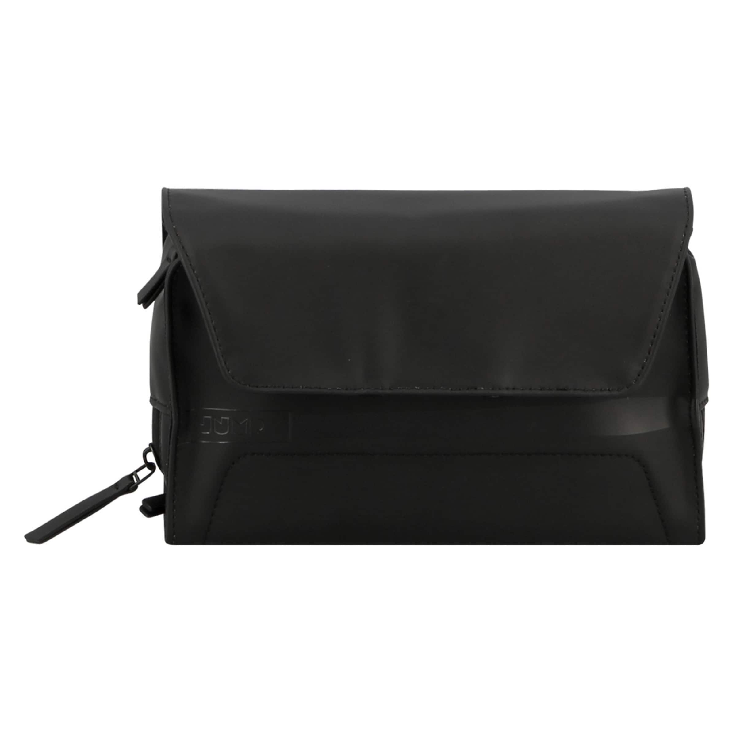 Jump Toiletry Bag 'Obsidian' in Black: front
