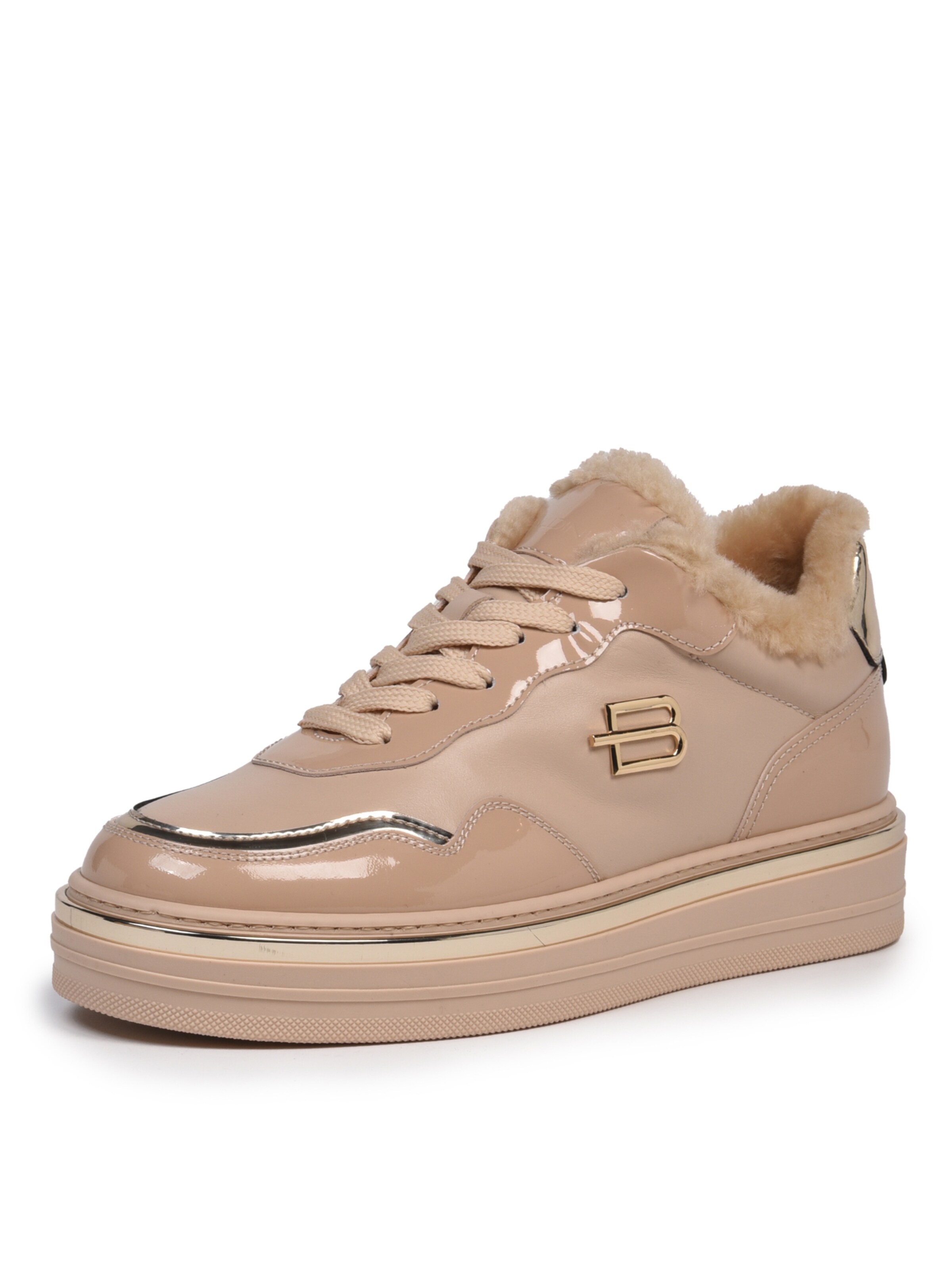 BALDININI Sneakers laag in Beige: voorkant