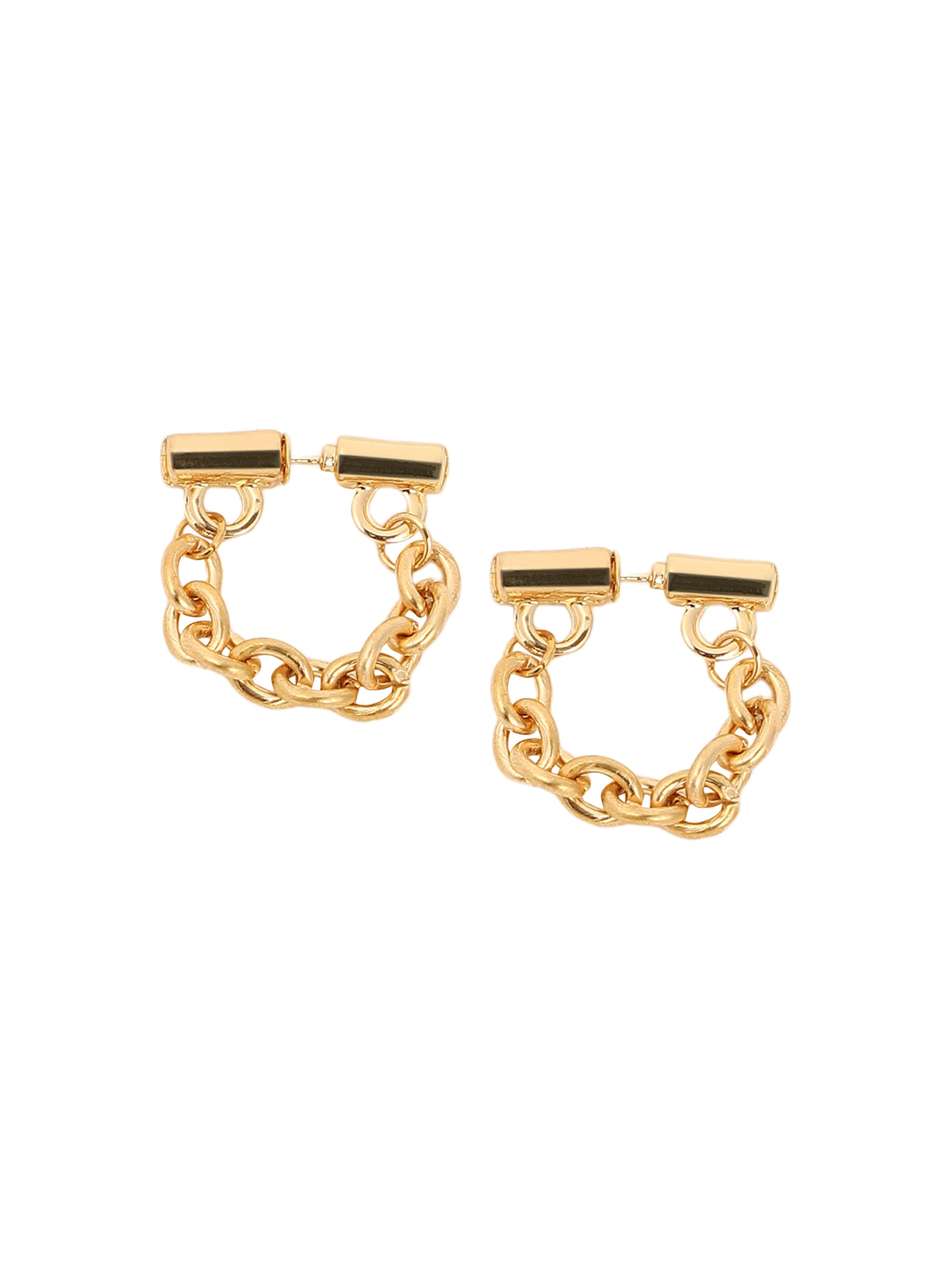 Boucles d'oreilles 'Neva' SOHI en or : devant