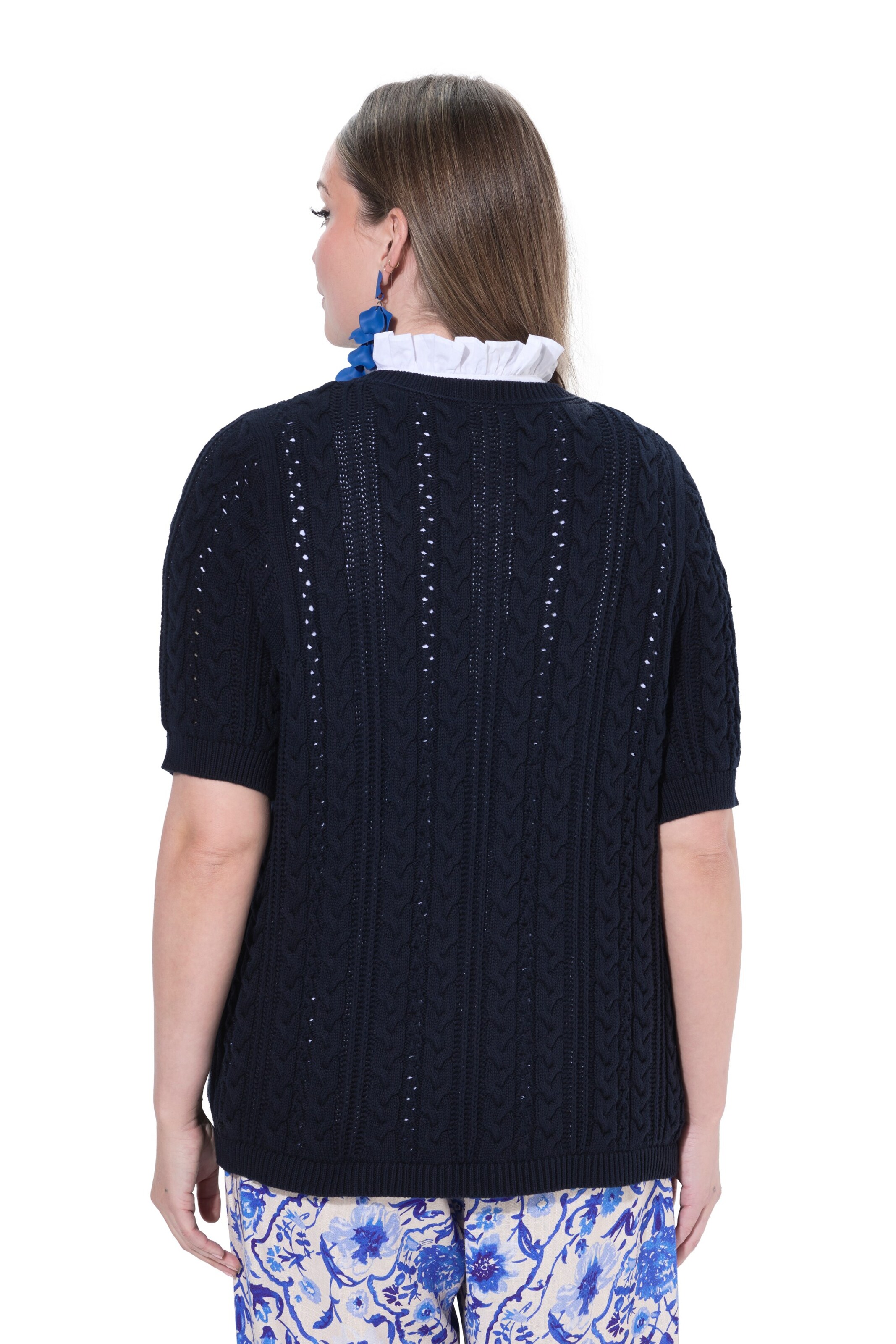 Ulla Popken Pullover in Blau