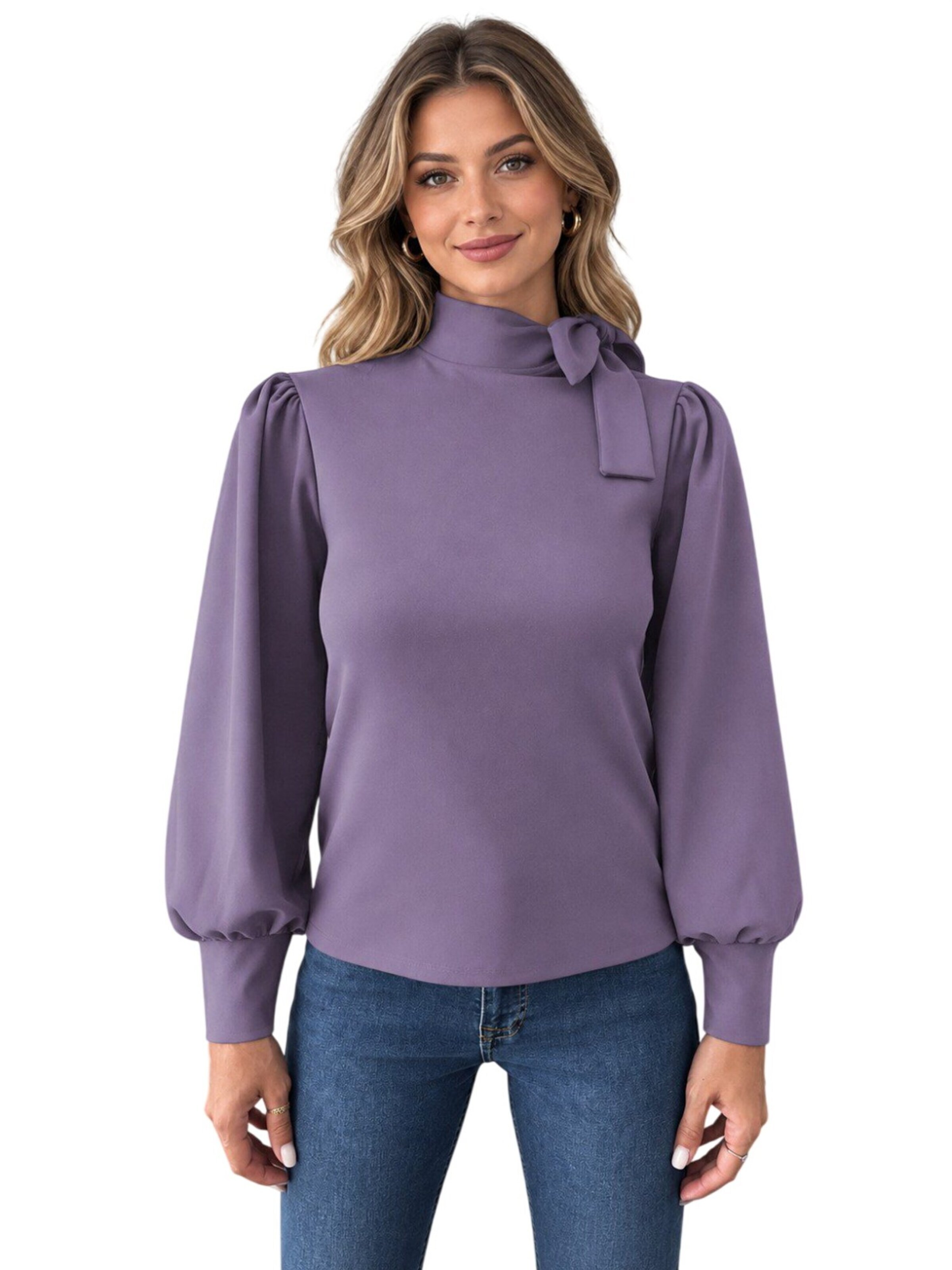 Ocoza Blouse in Lila