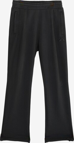 Squeqo Regular Pants 'Cotton 435 GSM' in Black: front