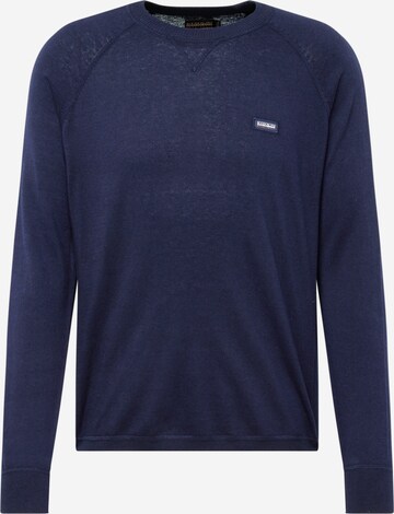 Pullover 'D-BAQUERIZO' di NAPAPIJRI in blu: frontale