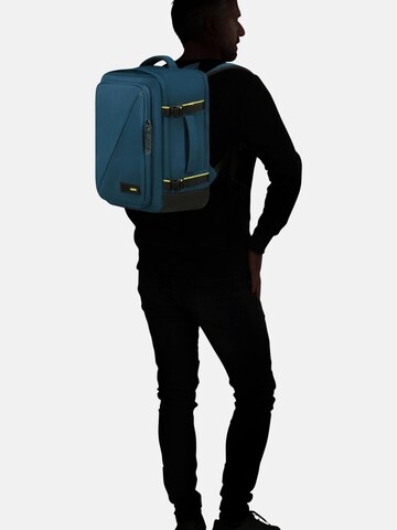 American Tourister Backpack 'TAKE2CABIN CASUAL BACKPACK MS' in Blue: front