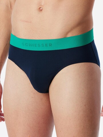 SCHIESSER Slip '95/5 Cotton' in Blauw