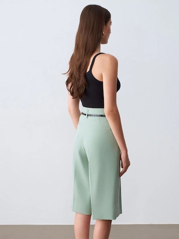 Wide Leg Pantalon Dilvin en vert