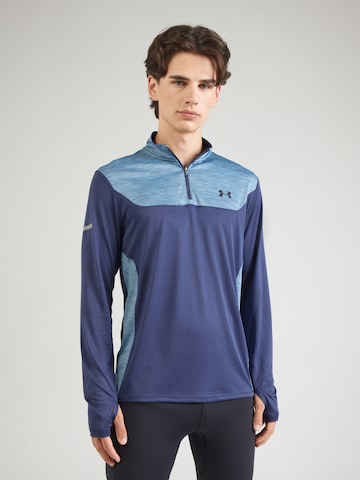 UNDER ARMOUR Functioneel shirt in Blauw: voorkant