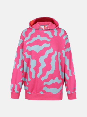 salzhaut Sweatshirt 'Vergnatzt' in Roze