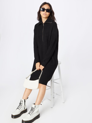 DRYKORN Knitted dress 'ADRIK' in Black