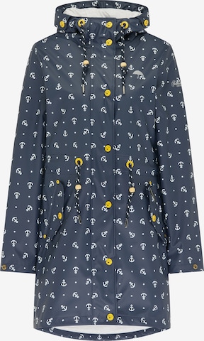 Schmuddelwedda Raincoat in Blue: front