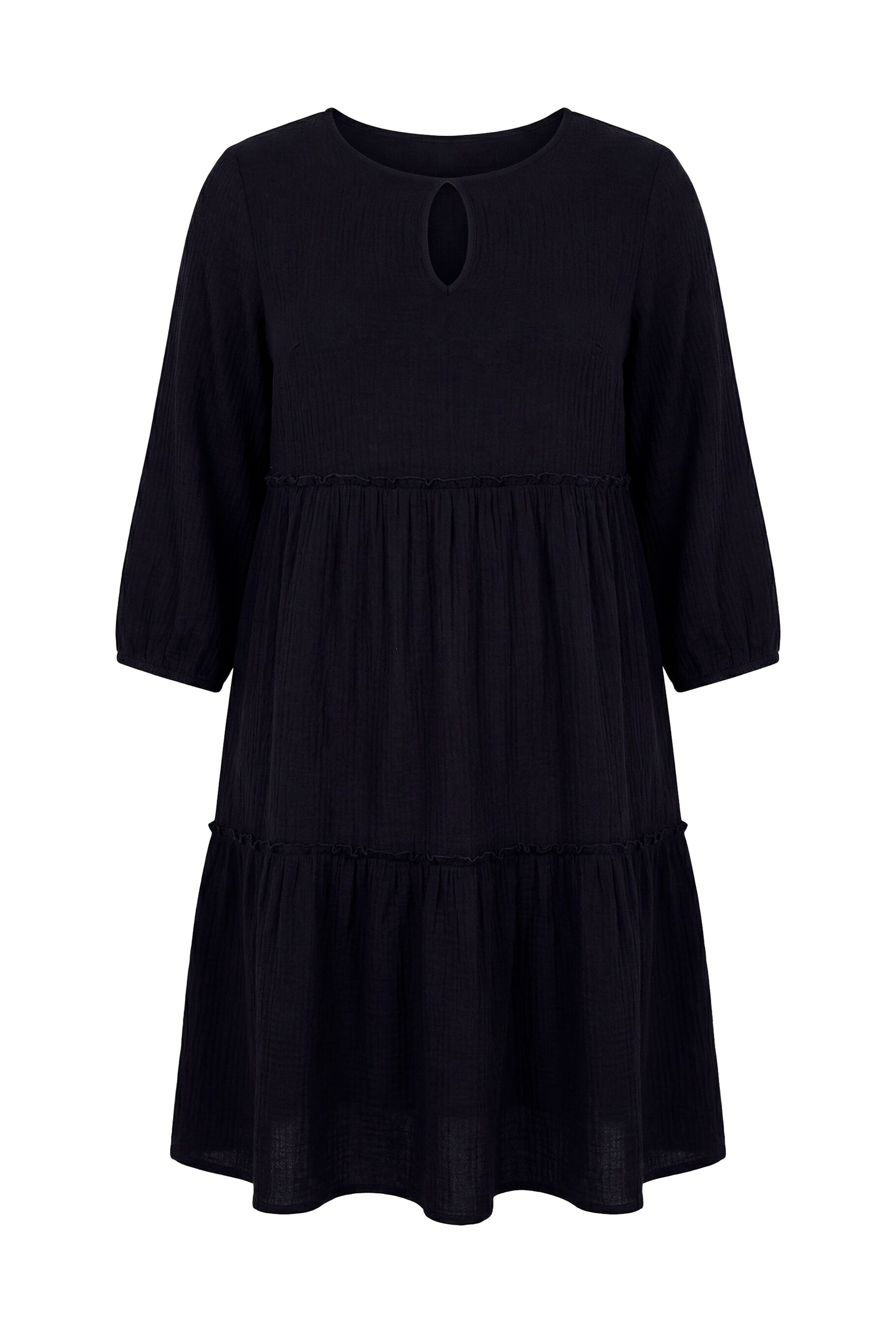 MIAMODA Kleid in Schwarz: Vorderseite