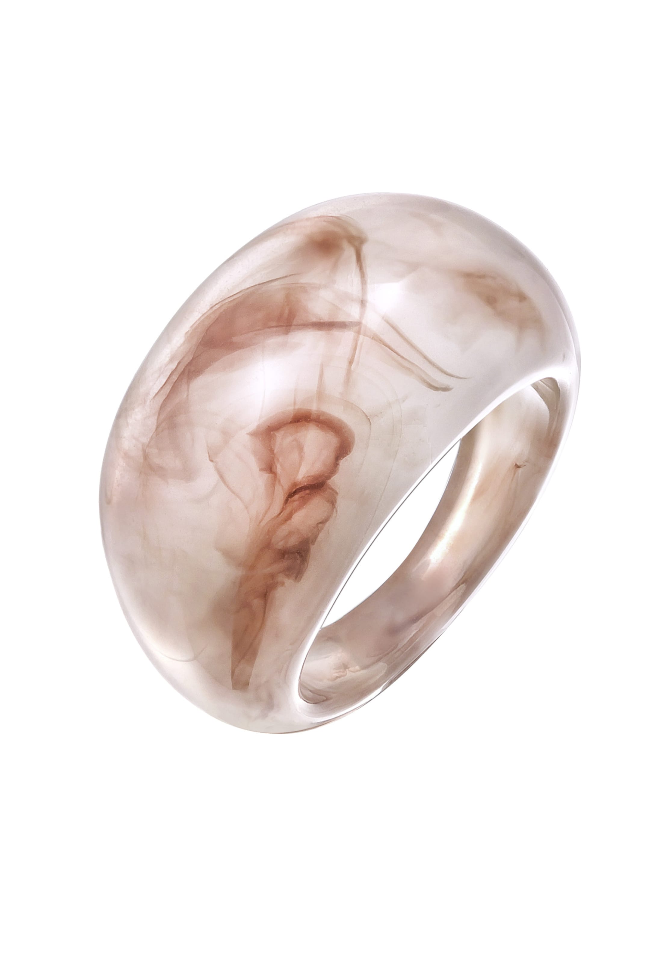 ELLI Ring in Brown: front