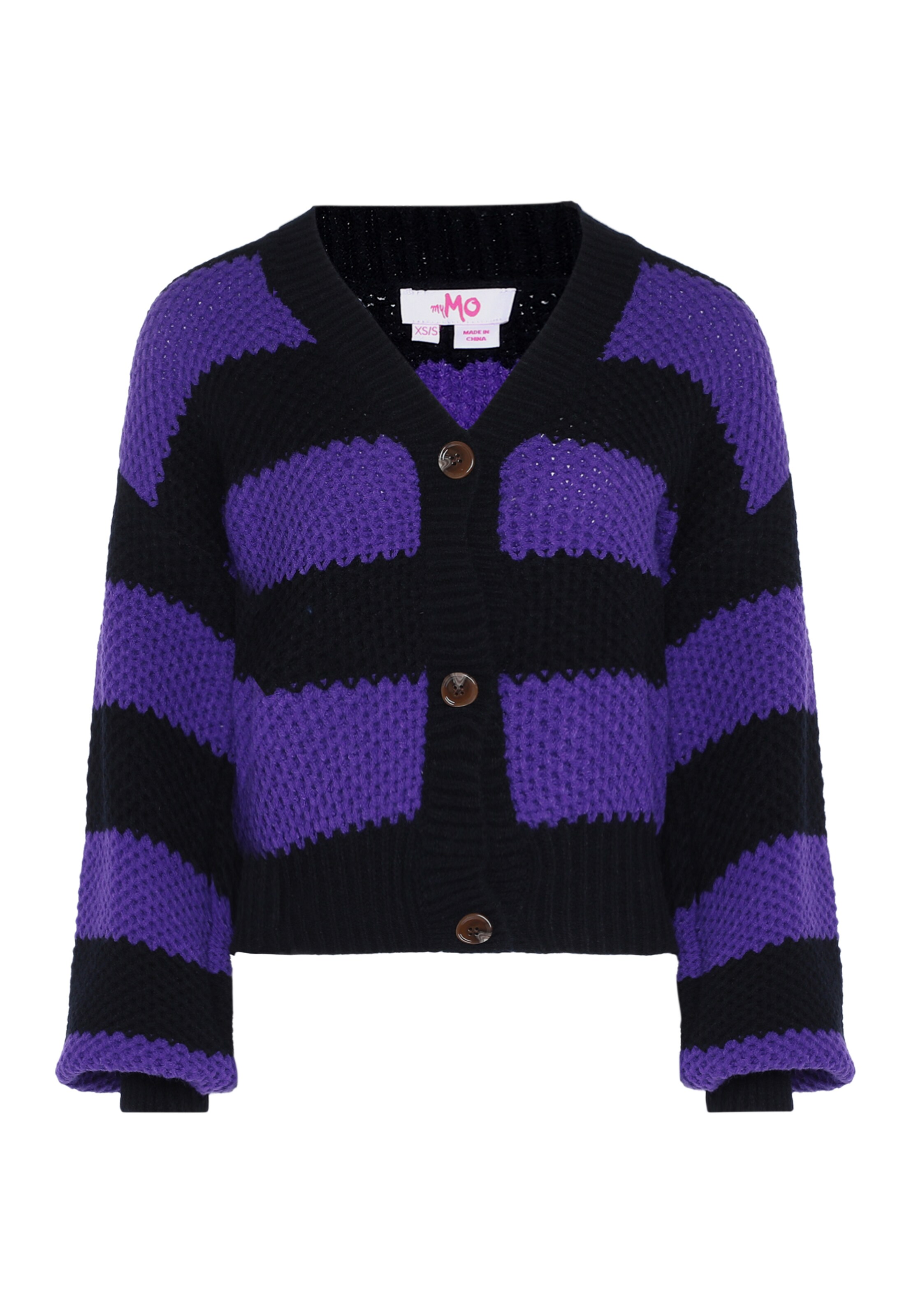MYMO Kardigán - Fialová: predná strana