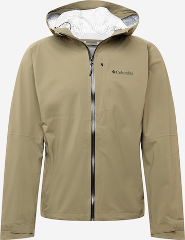 COLUMBIA Outdoorjacka 'Ampli-Dry Shell' i grön: framsida