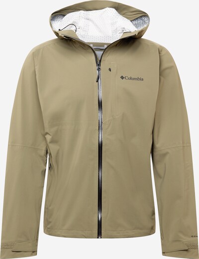 COLUMBIA Veste outdoor 'Ampli-Dry Shell' en olive / noir, Vue avec produit