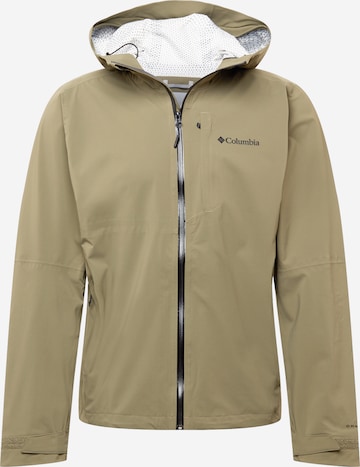 COLUMBIA Куртка в спортивном стиле 'Ampli-Dry Shell' в Зеленый: спереди