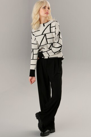 Aniston SELECTED Pullover in Weiß