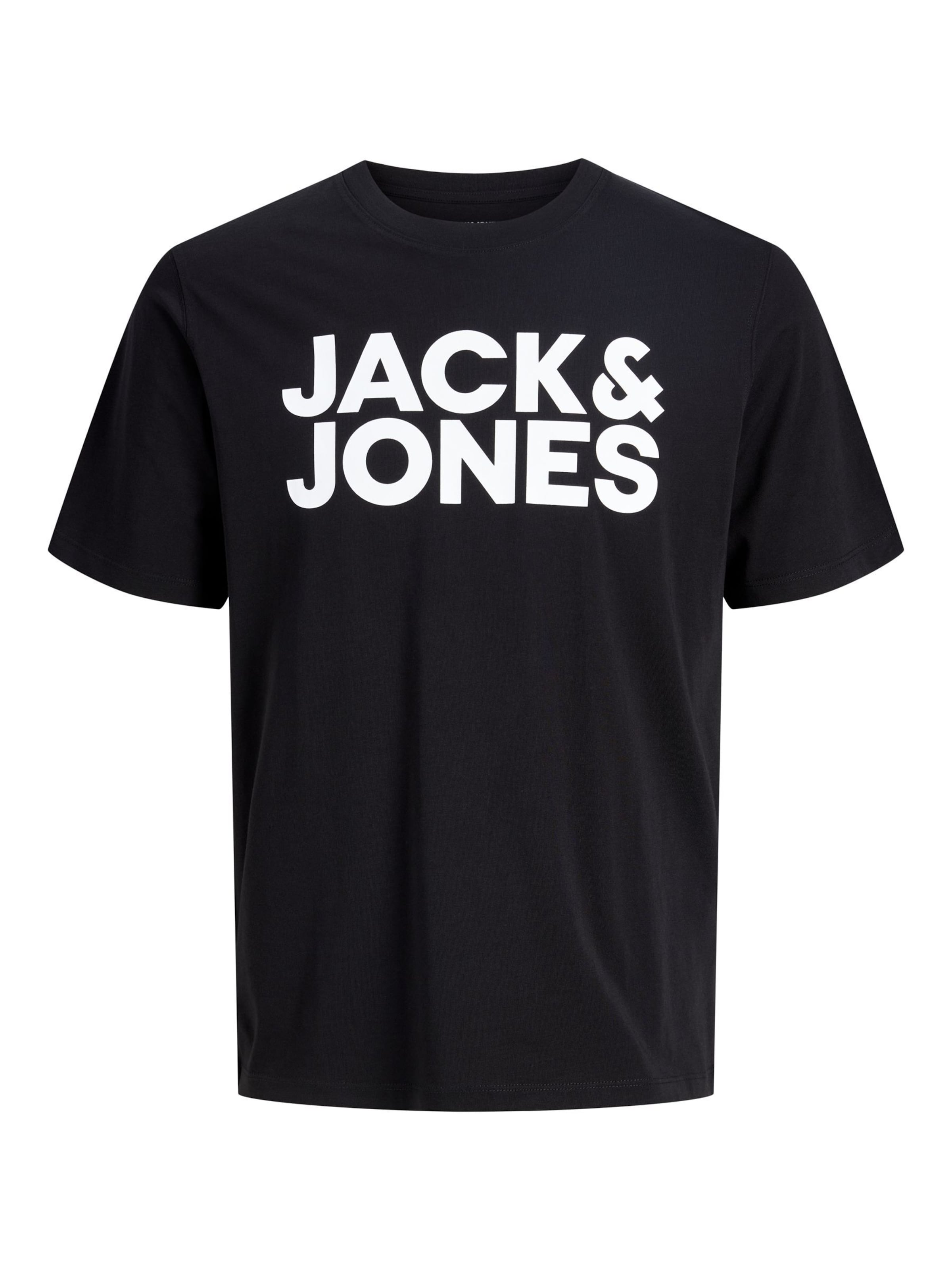 JACK & JONES T-shirt in Schwarz: Vorderseite