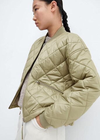 MANGO Performance Jacket 'Lapiz' in Green