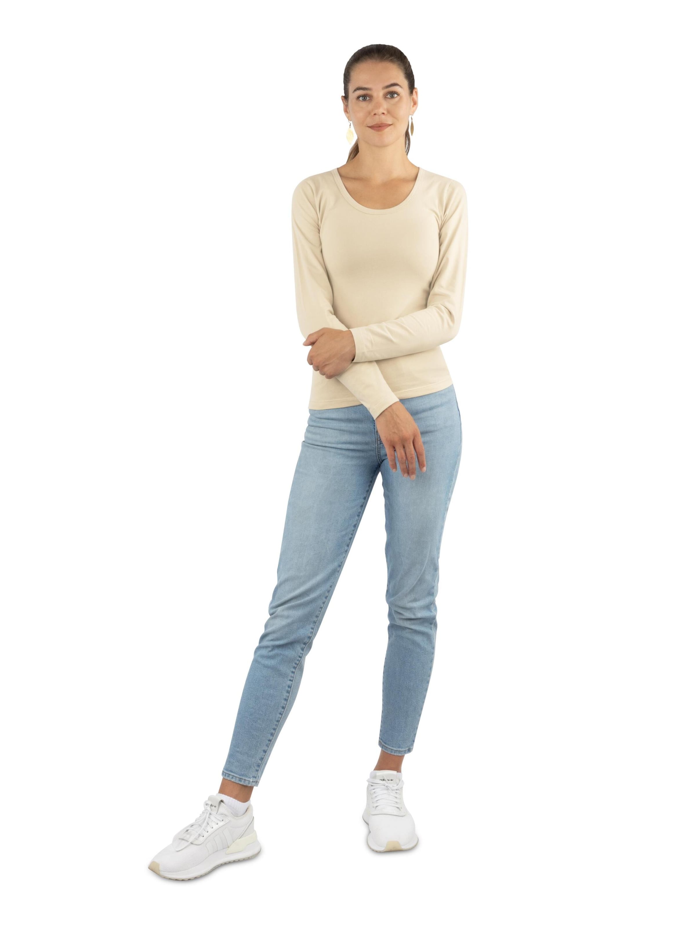 Janice - Camiseta ' Nimes ' en beige