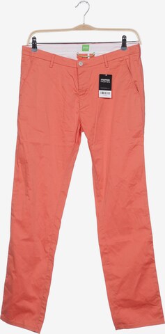 BOSS Green Pants in 34 in Pink: front