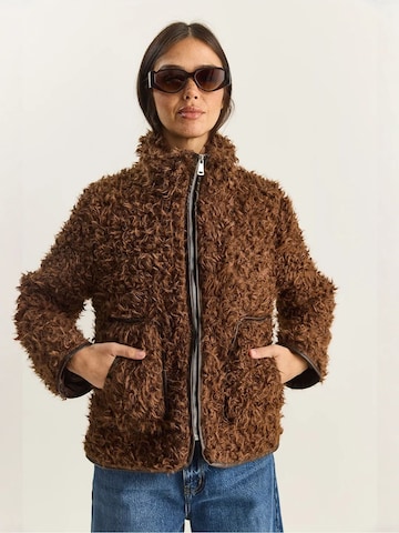 Bianco Lucci Between-Season Jacket in Brown